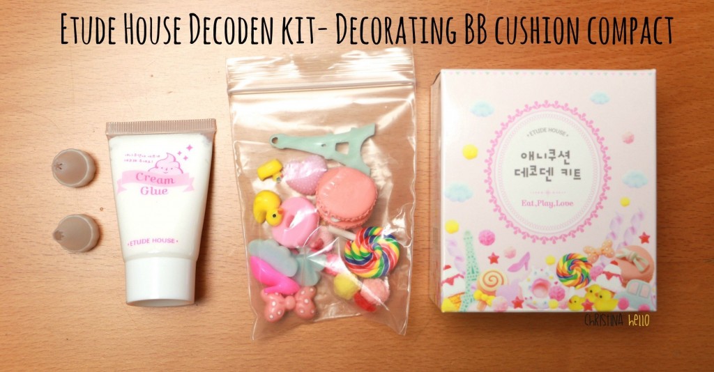 BB cushion decoden (feat. Etude House's kit & Daiso decoden