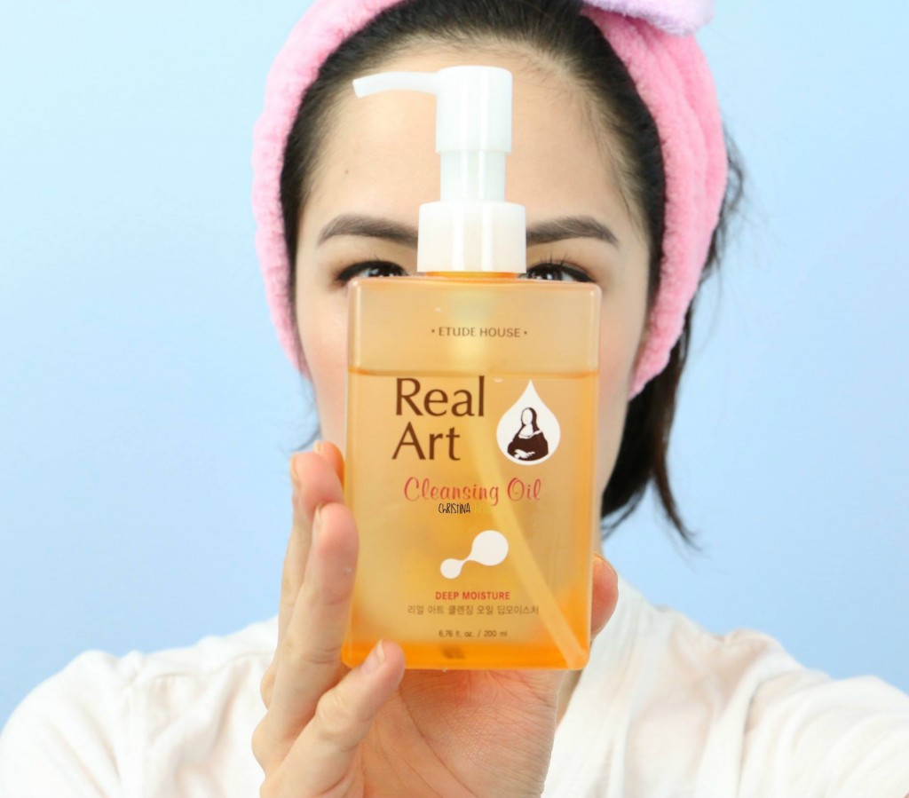 Etude House Real Art Cleansing oil (deep moisture) review - Christinahello