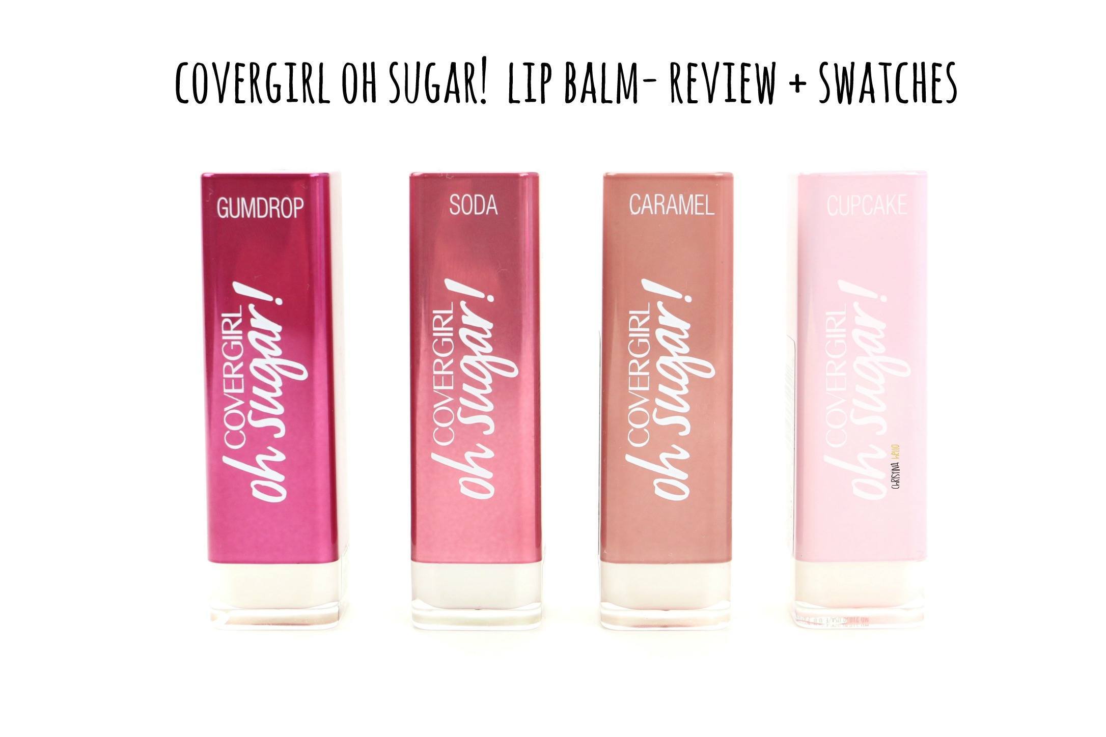 Covergirl Oh Sugar Lip Balm Review Swatches Christinahello