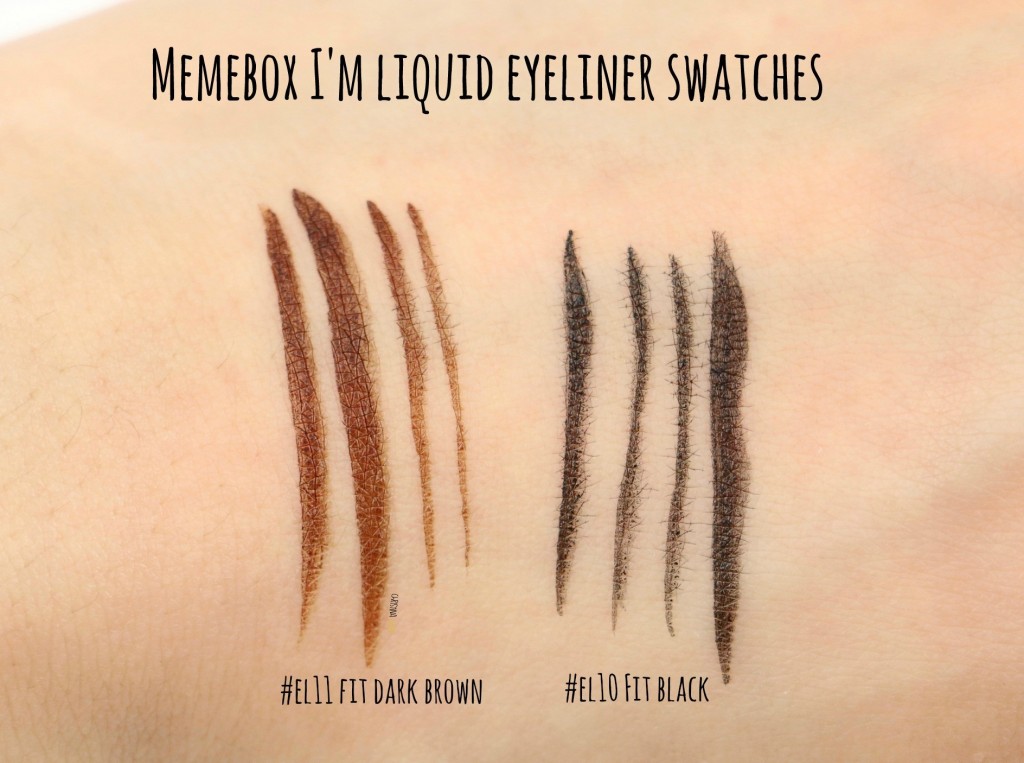 Memebox I'm liquid eyeliner first impression Review + Demo
