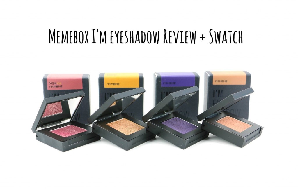 Memebox I'm eyeshadow review and swatch