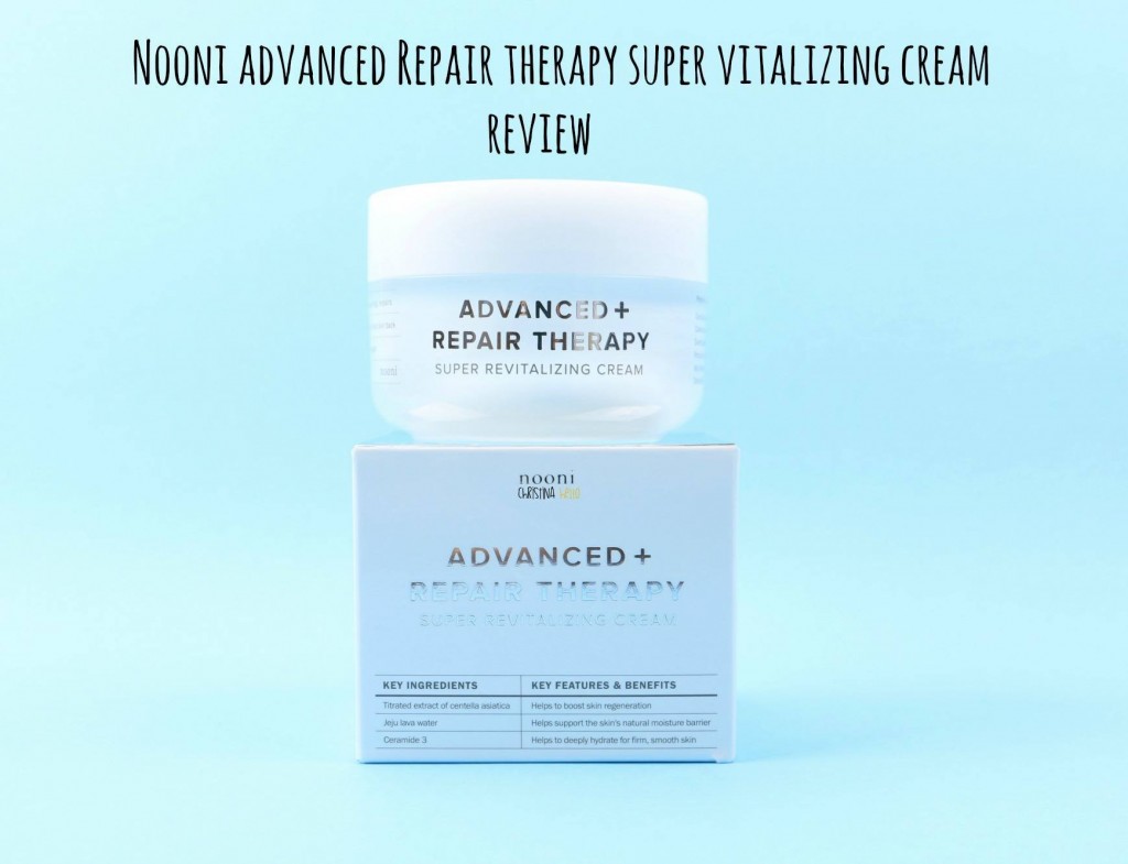 Nooni advanced repair therapy super vitalizing cream review