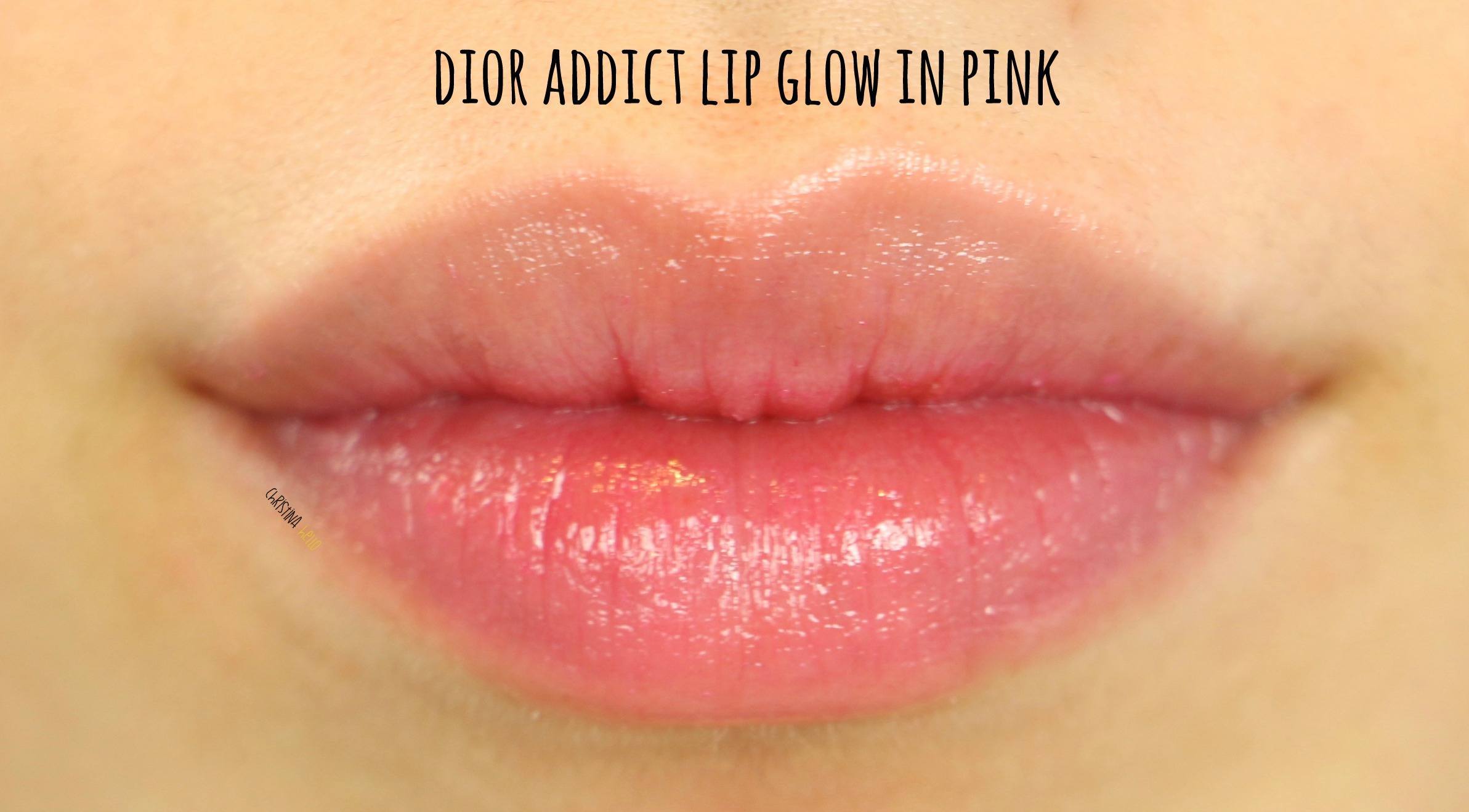 dior lip glow swatch