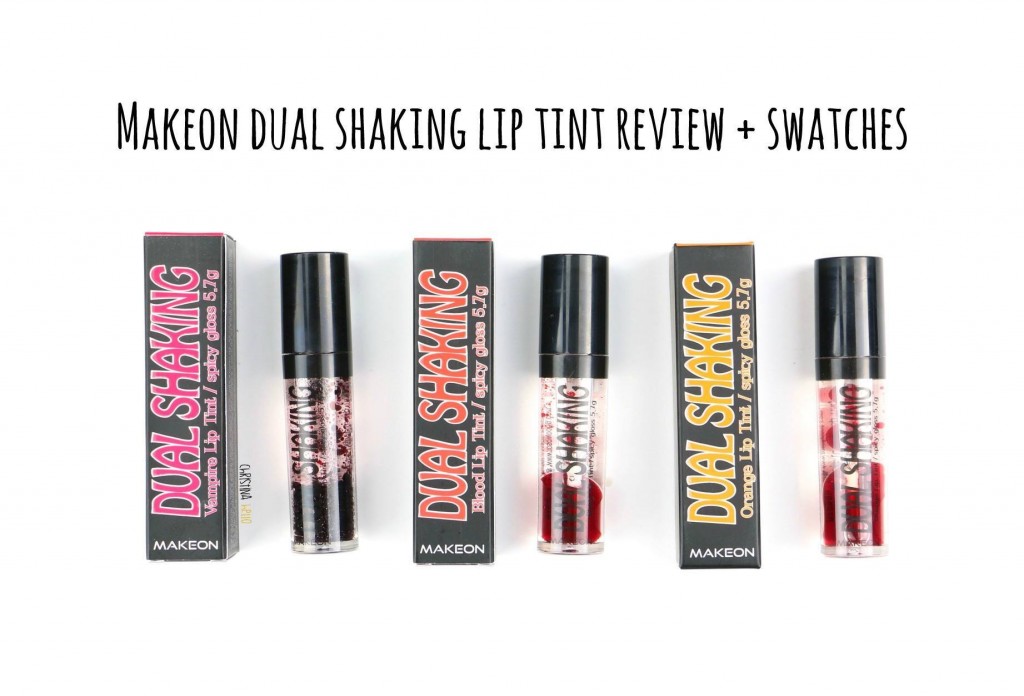 Makeon dual shaking lip tint review and swatches