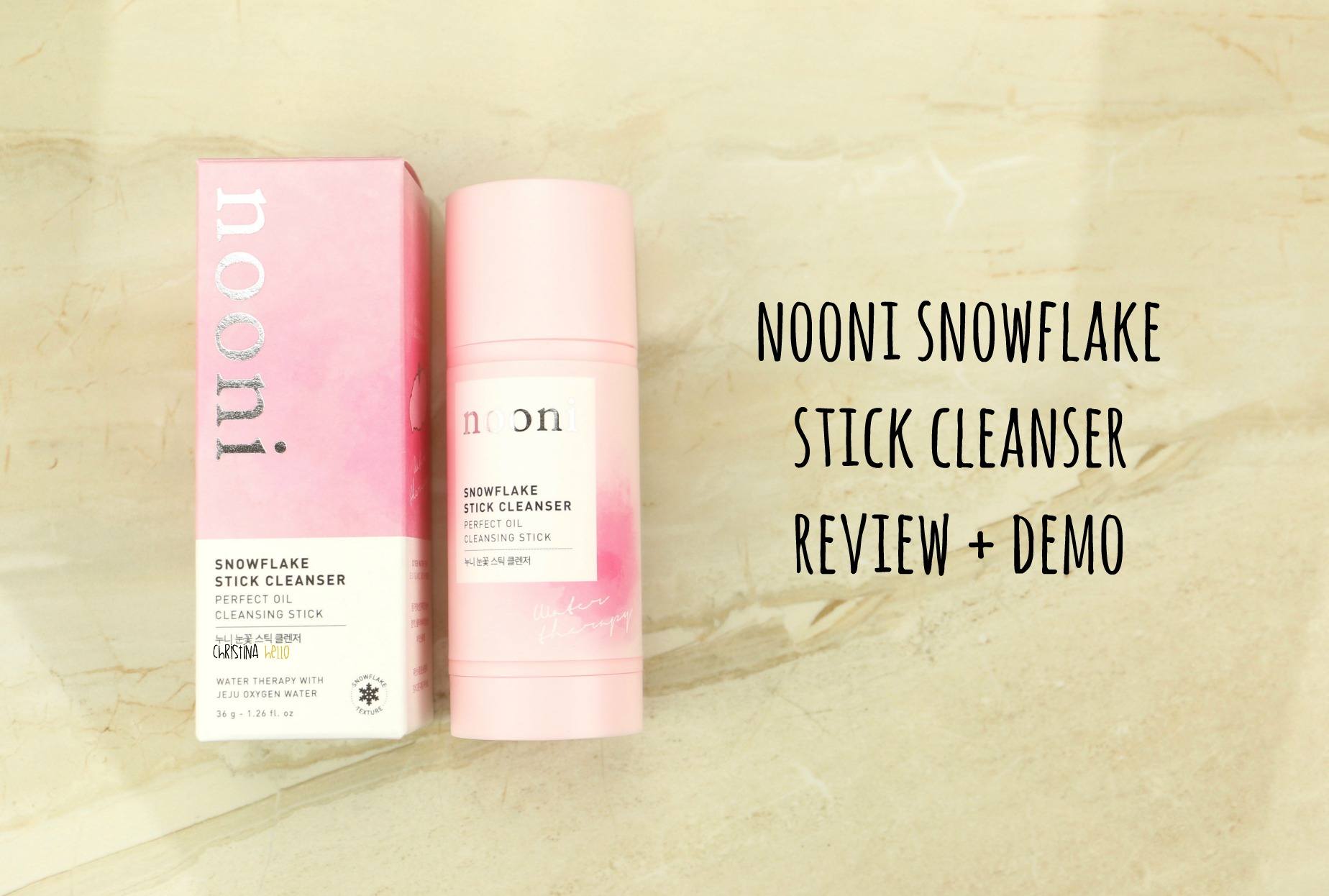 Nooni snowflake stick cleanser review