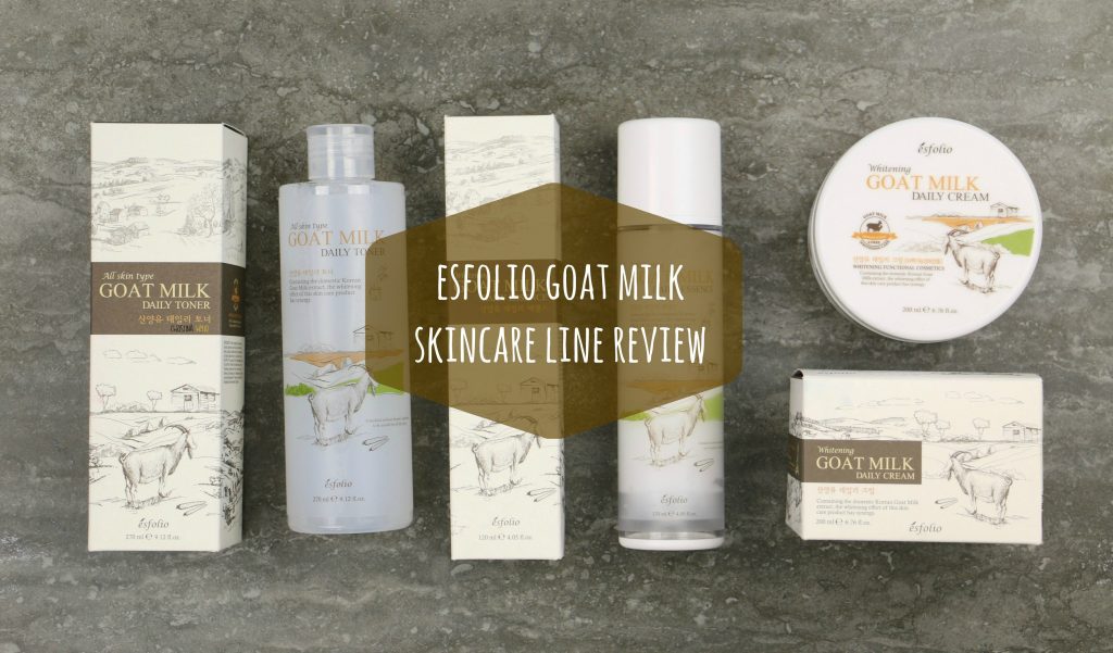 Esfolio goat milk skincare review