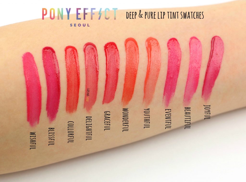 Pony effect deep and pure lip tint review