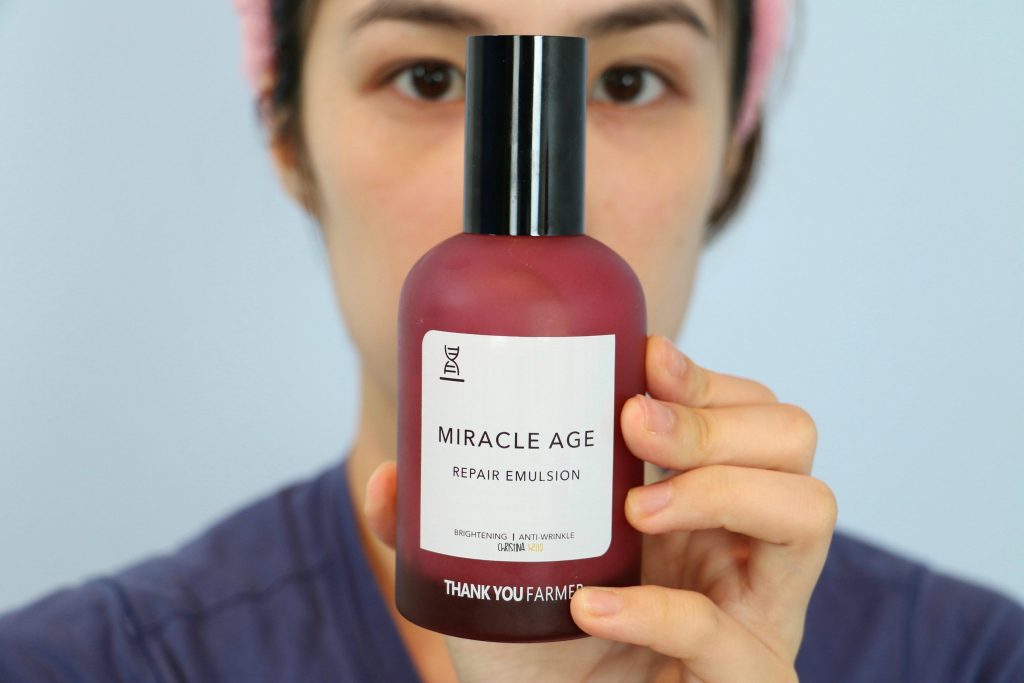 thank you farmer miracle age repair emulsion review