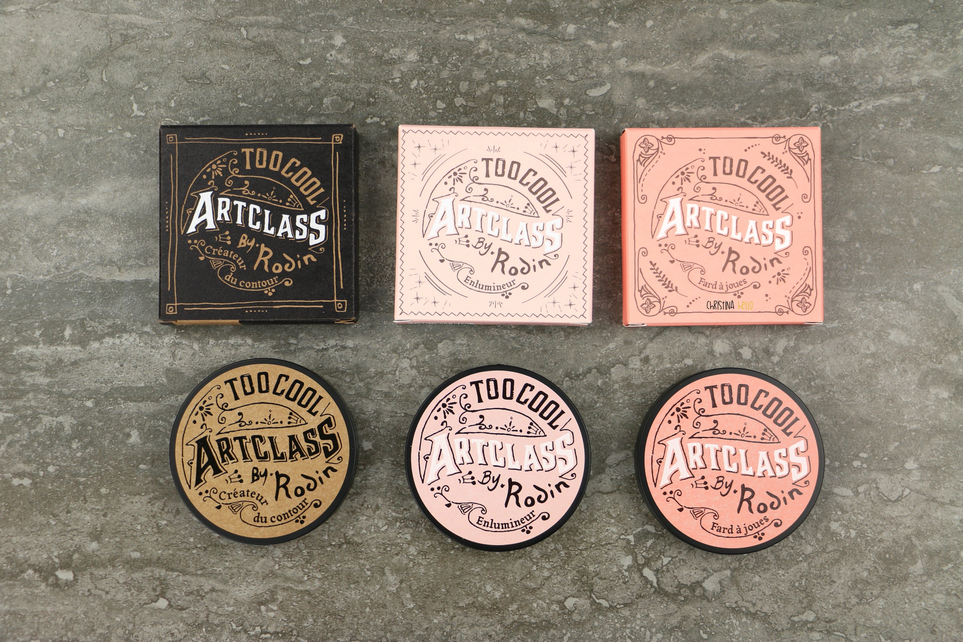 Too cool for school Artclass by Rodin contour, blush, highlighter