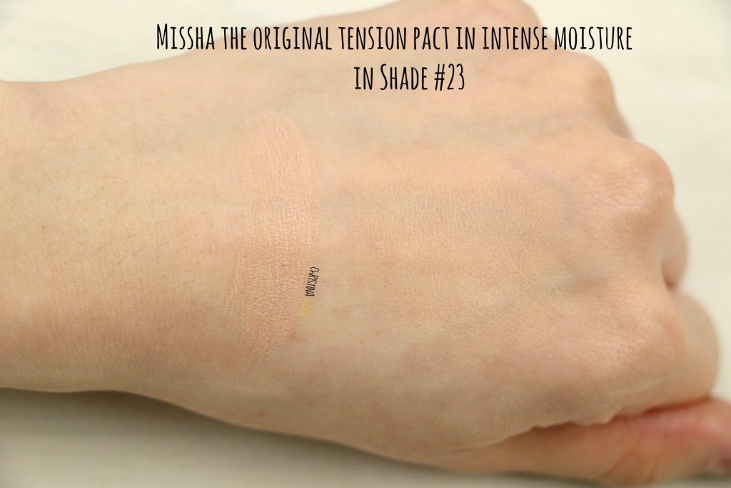 MIssha the original tension pact in intense moisture review