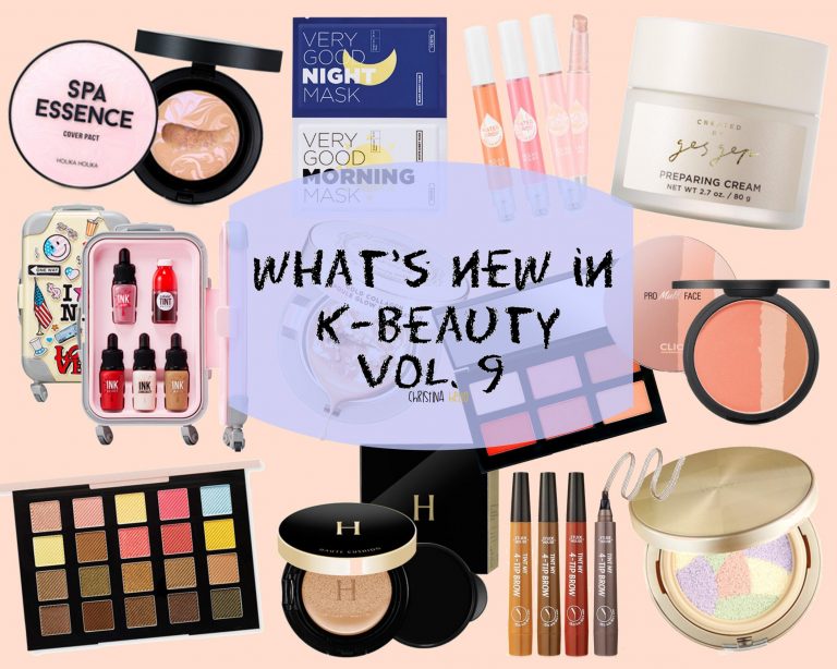 What’s new in Kbeauty Vol. 9 Christinahello