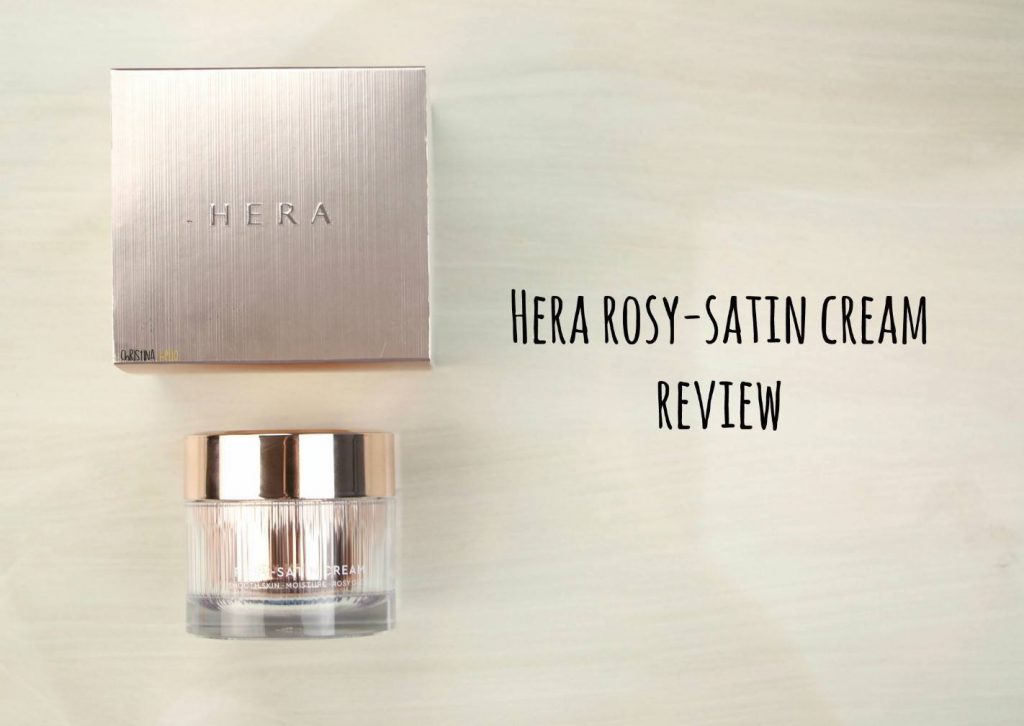 Expensive korean skincare (Hera rosy satin cream)