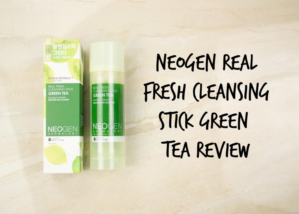 Neogen real fresh cleansing stick green tea review I Did I get a lemon