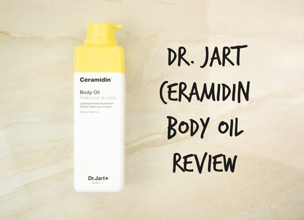 Dr. Jart ceramidin body oil review