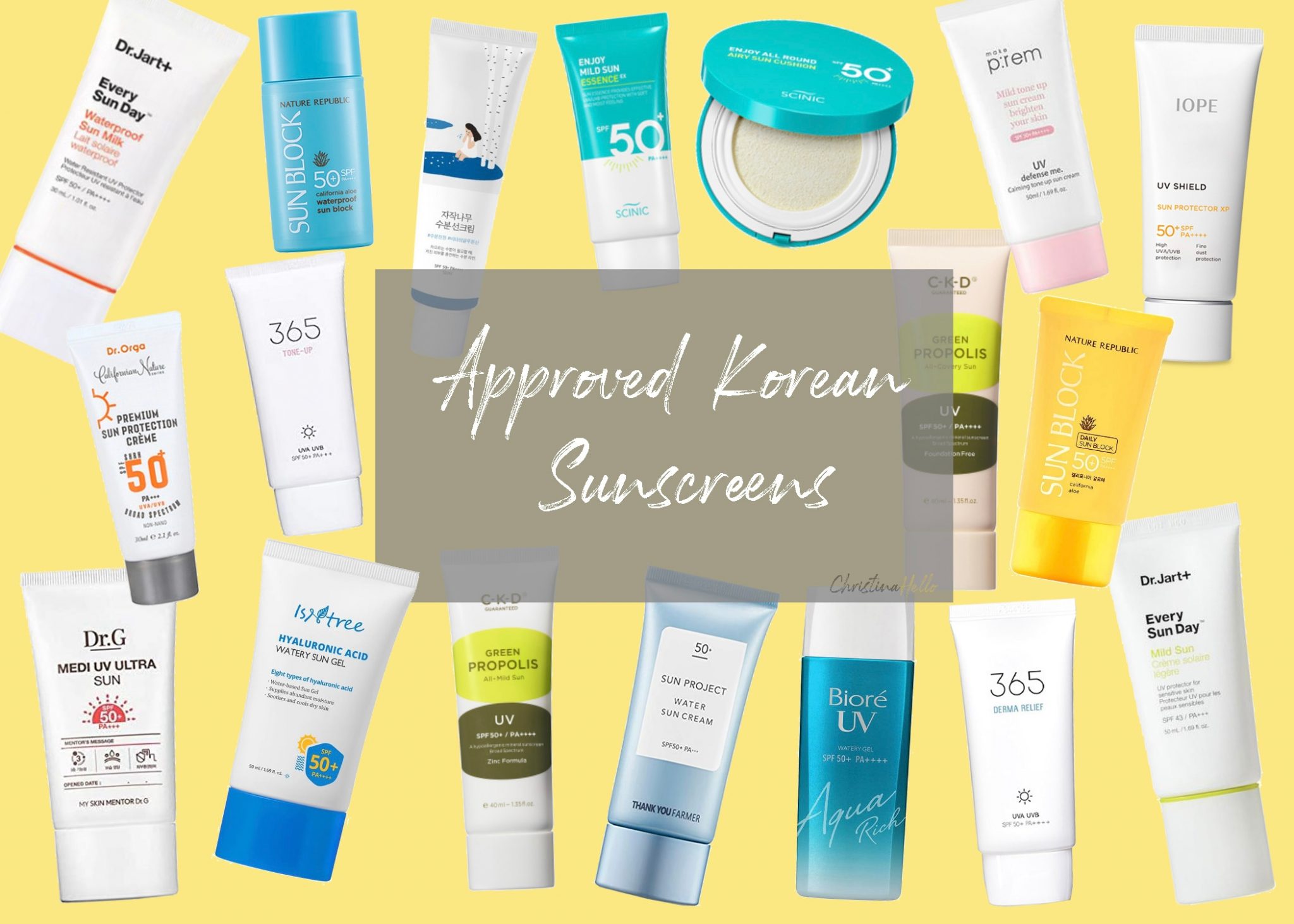 2021 Korean sunscreens that are clinically tested and approved