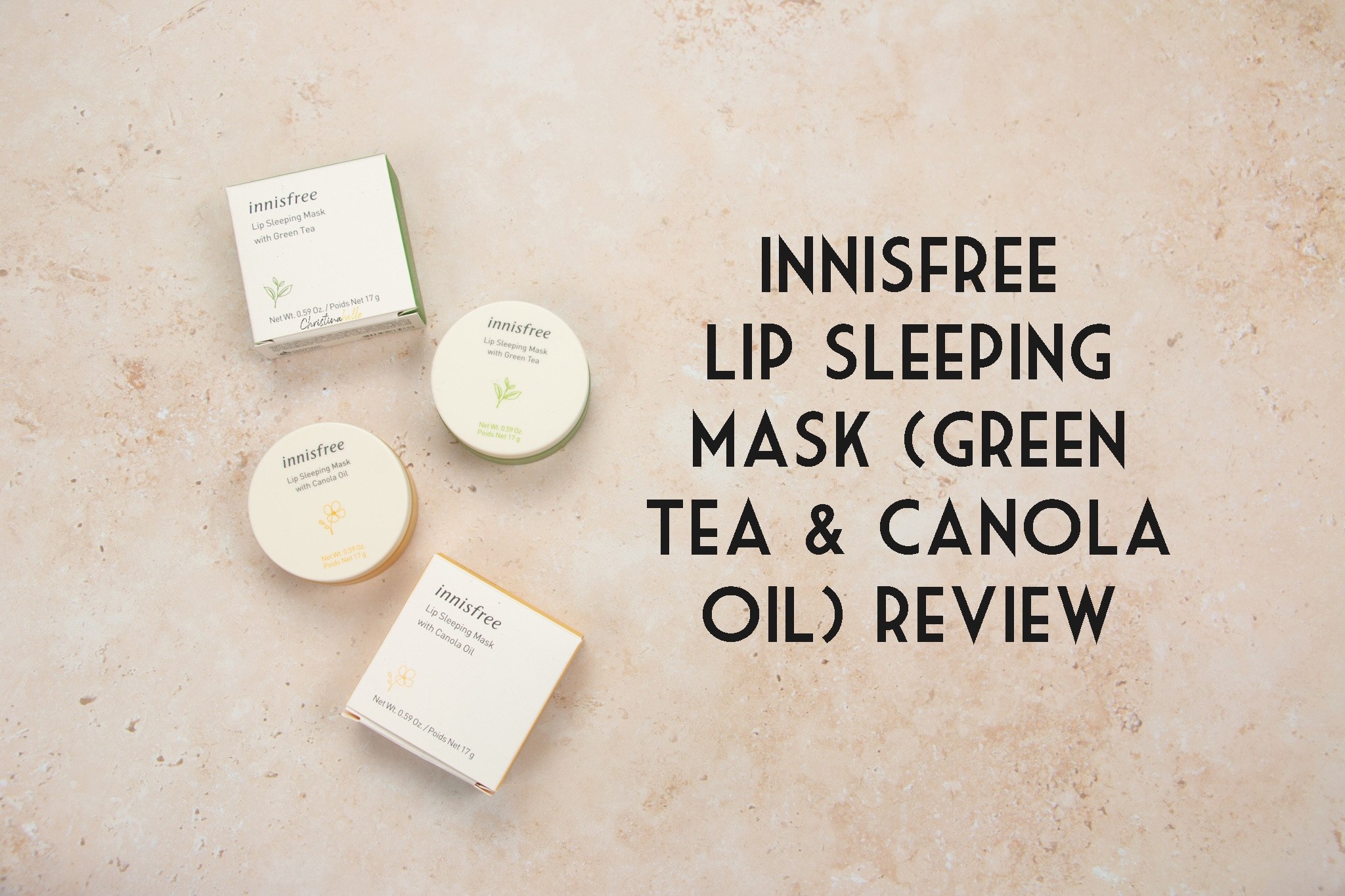 Innisfree lip sleeping mask (green tea & canola oil) review LaptrinhX
