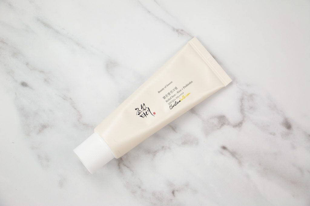 Beauty of Joseon relief sun rice probiotic sunscreen review