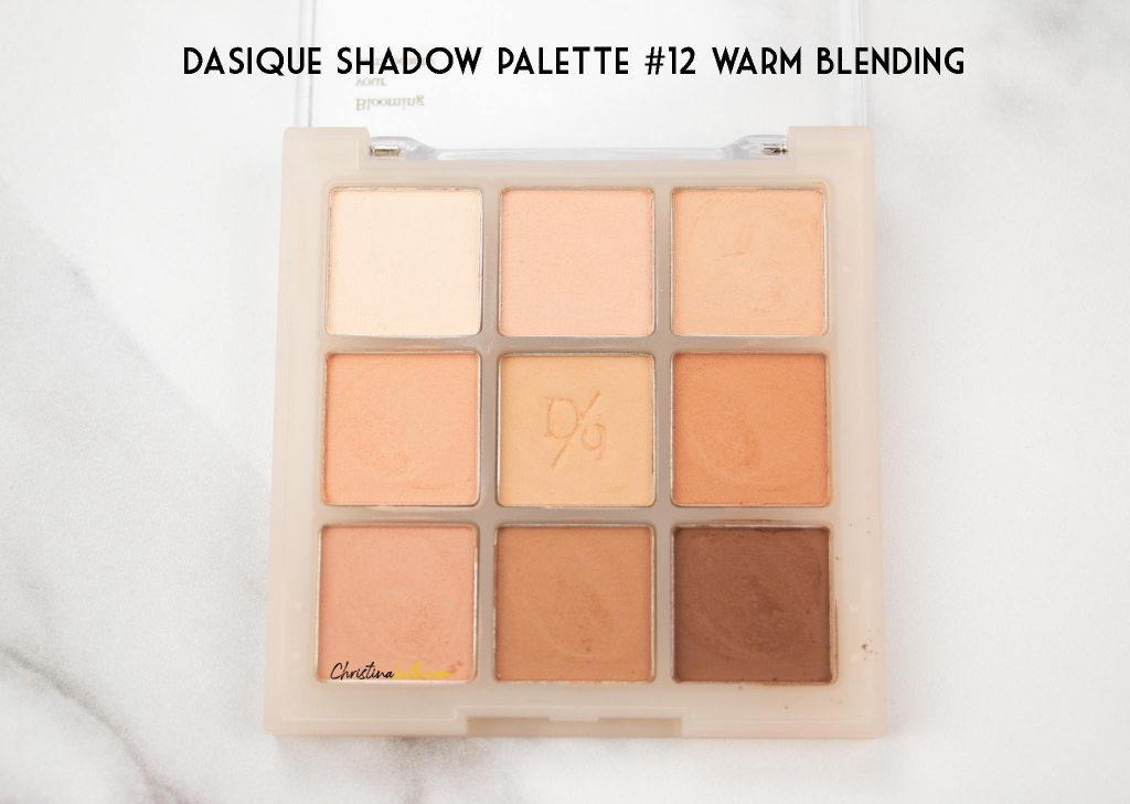 Daisque shadow palette #12 warm blending review