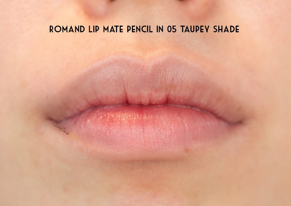 Romand lip mate pencil in 05 taupey shade review