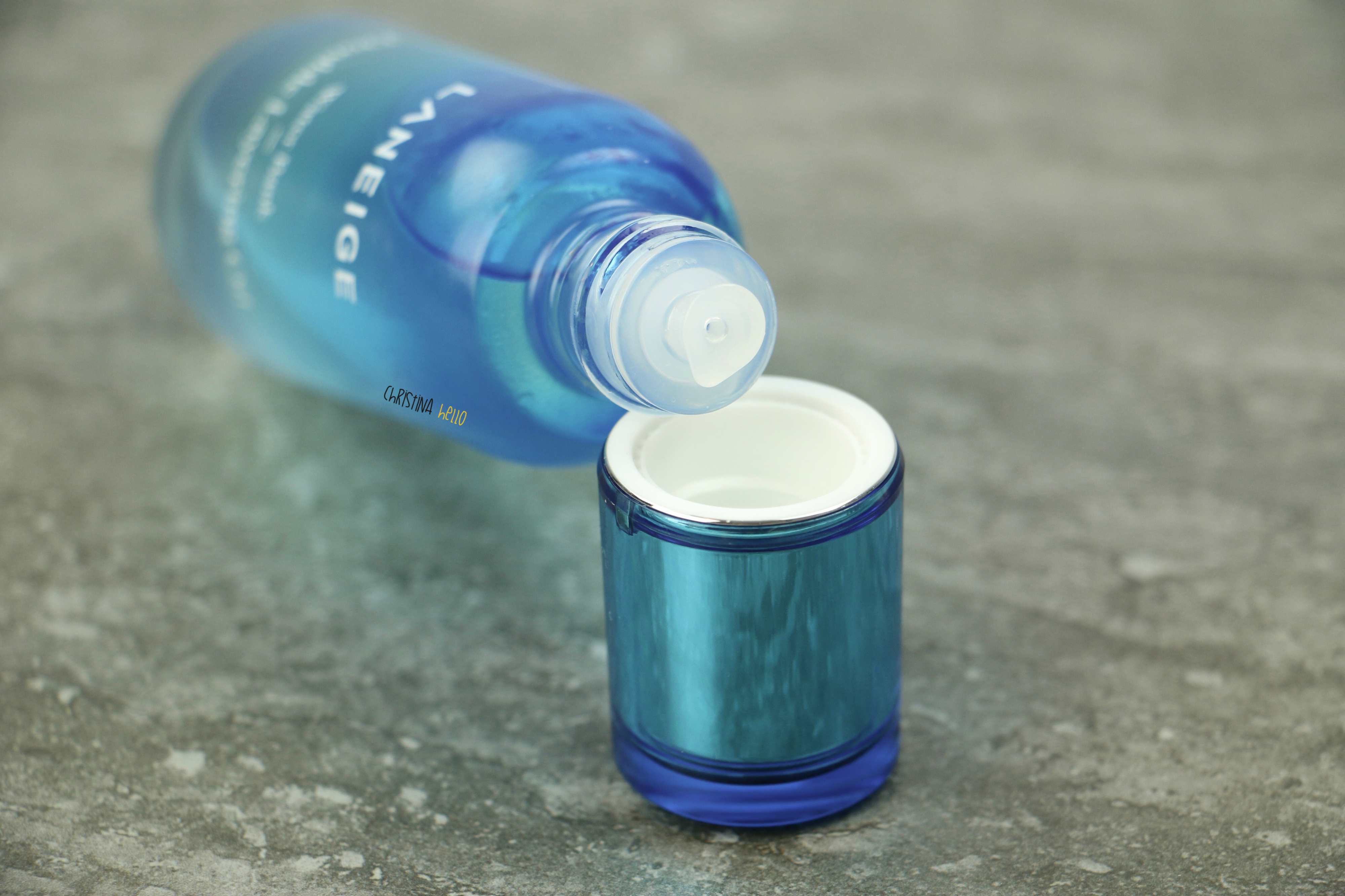 laneige water bank double layering oil review